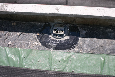 deck drainage detail