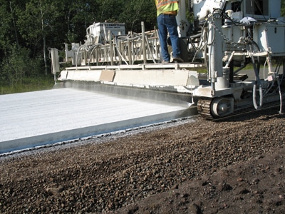 DOT concrete curing