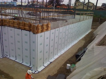 School construction waterproofing membrane