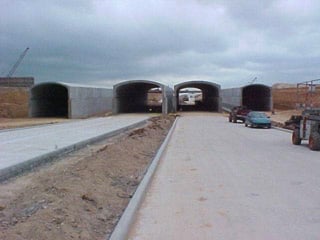 pre-cast concrete tunnels