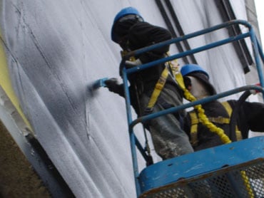 sprayable air barrier membrane