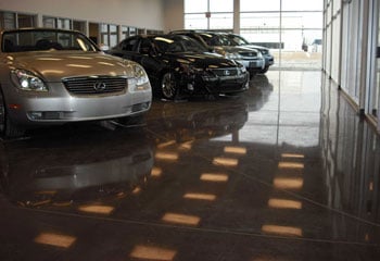 commercial concrete floor