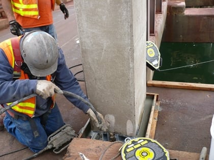 vibrating repair mortar