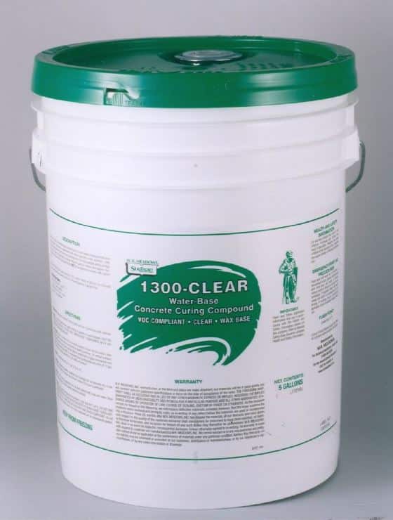 1325-CLEAR - Water-Based, Wax-Based Concrete Curing Compound - W. R ...