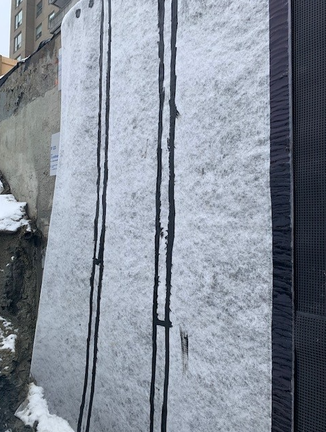 Blindside Waterproofing | PRECON WINTER-GRADE Underslab Membrane