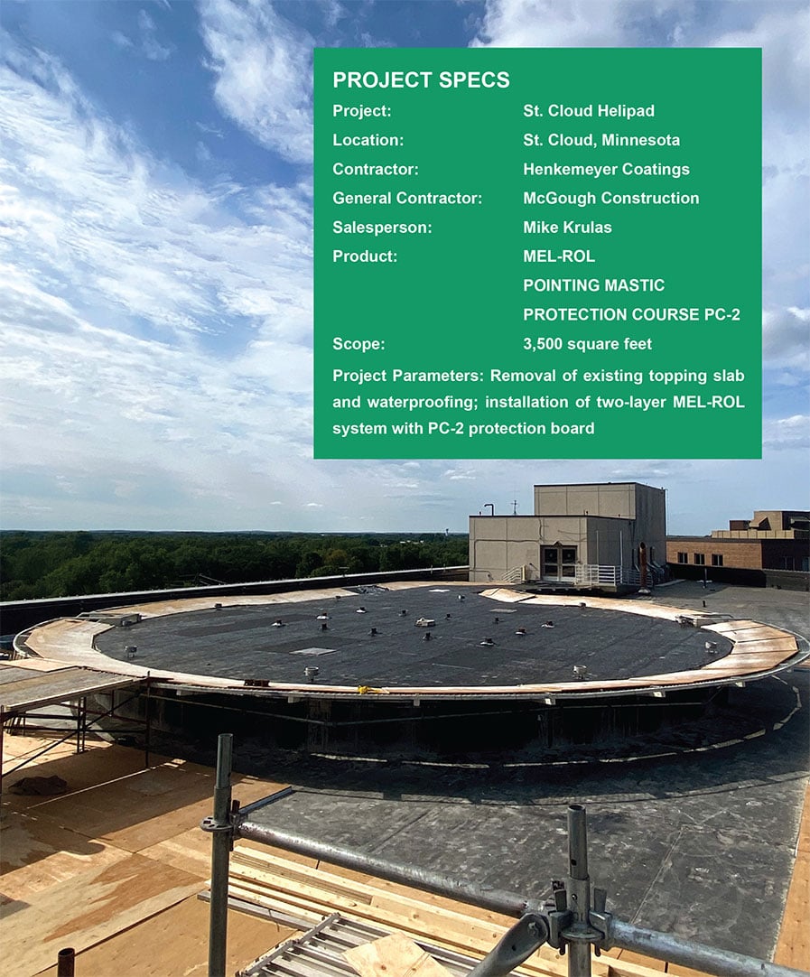 St. Cloud Hospital's Rooftop Helipad Waterproofing Project Final