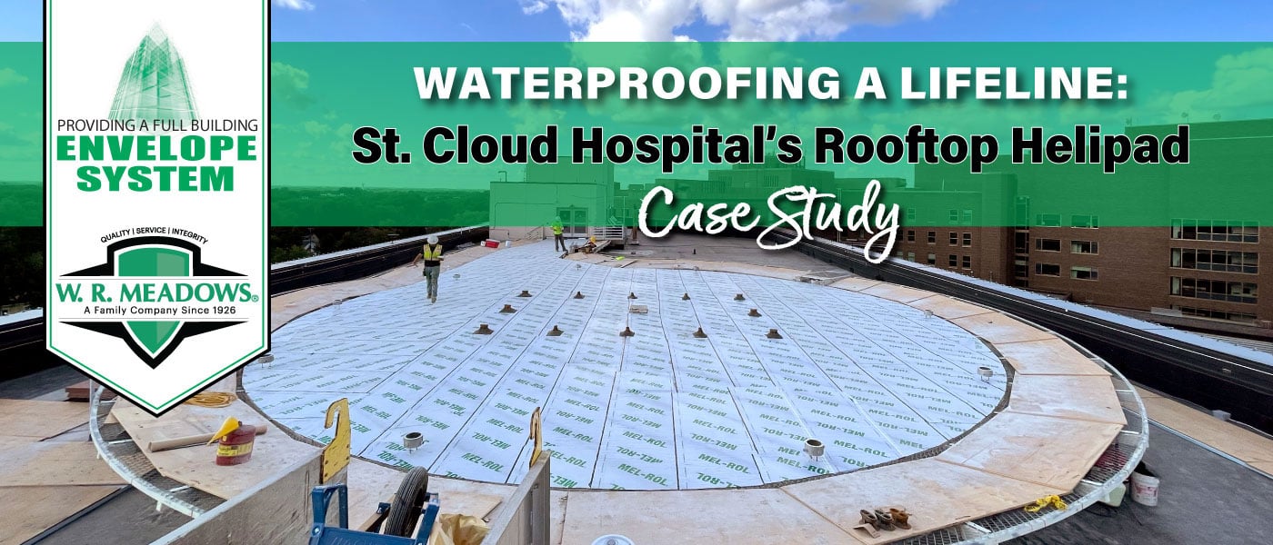 St. Cloud Hospital's Rooftop Helipad Waterproofing Project