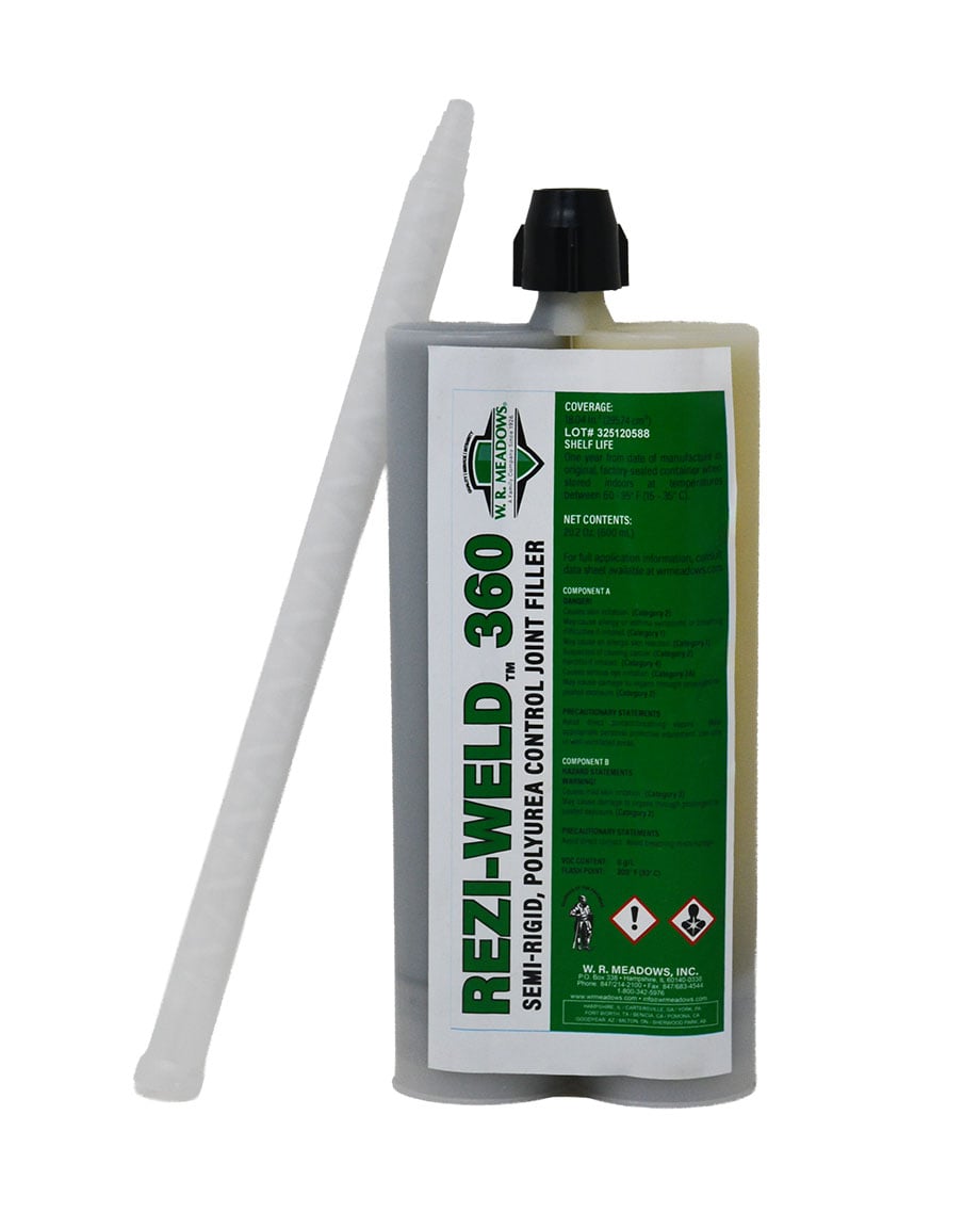 REZI-WELD 360 semi-rigid polyurea control joint filler